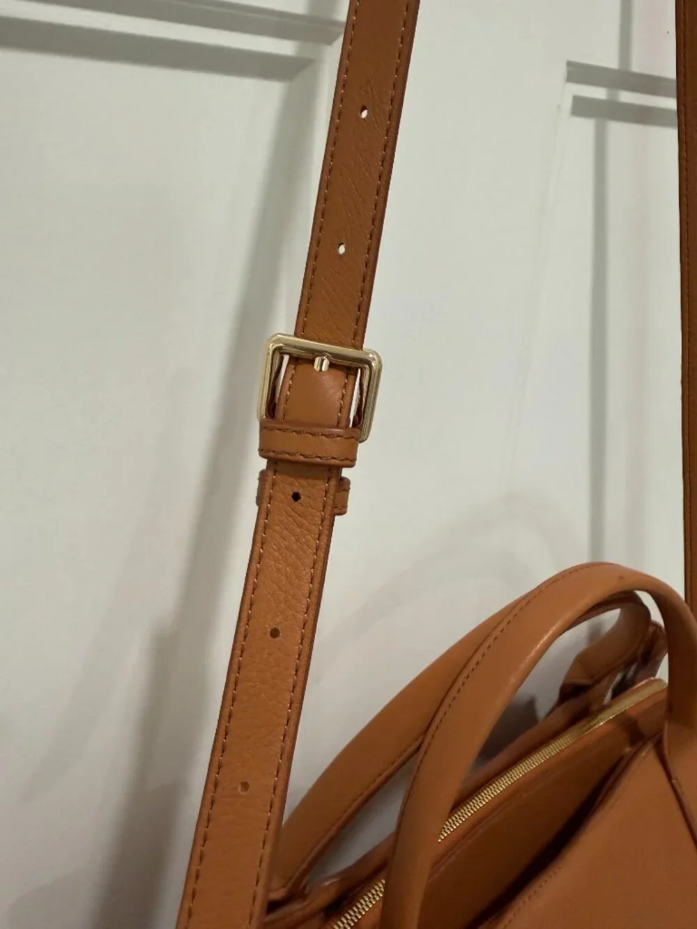 Leather Carryall / Work tote Handbag